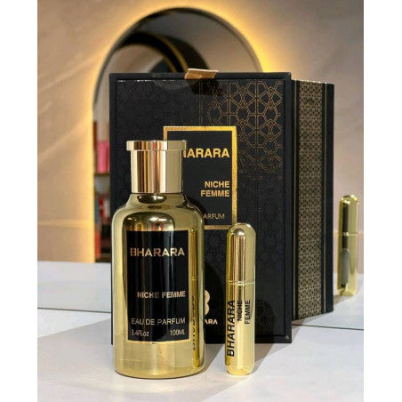 Bharara Niche Femme Eau de Parfum 100ML – Poder y Elegancia en Cada Rociada - Con Regalo Especial